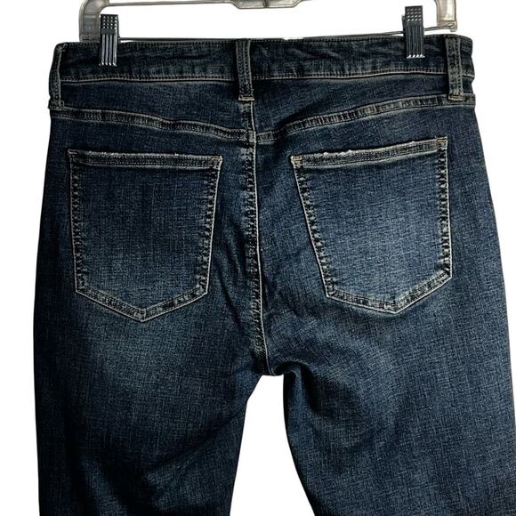 Pistola Arielle Skinny Jeans Size 30 Distressed Scissor‑Cut Raw Hem Dark Wash - Picture 4 of 7